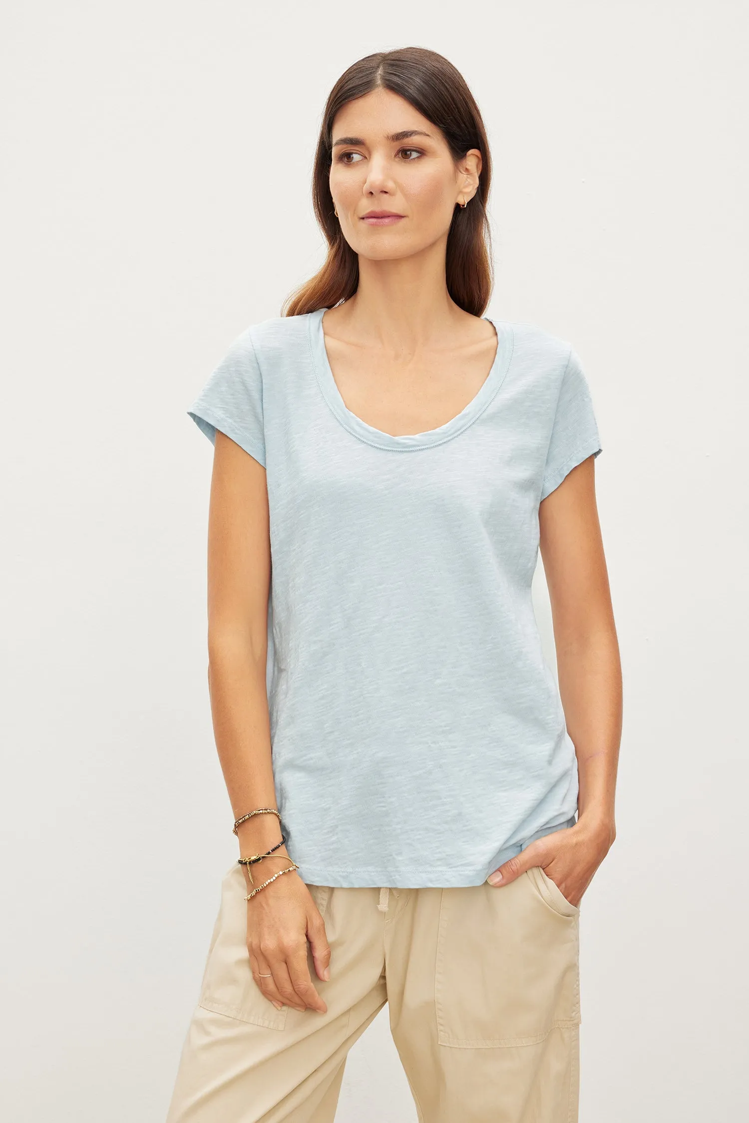 Kira Original Slub Scoop Tee