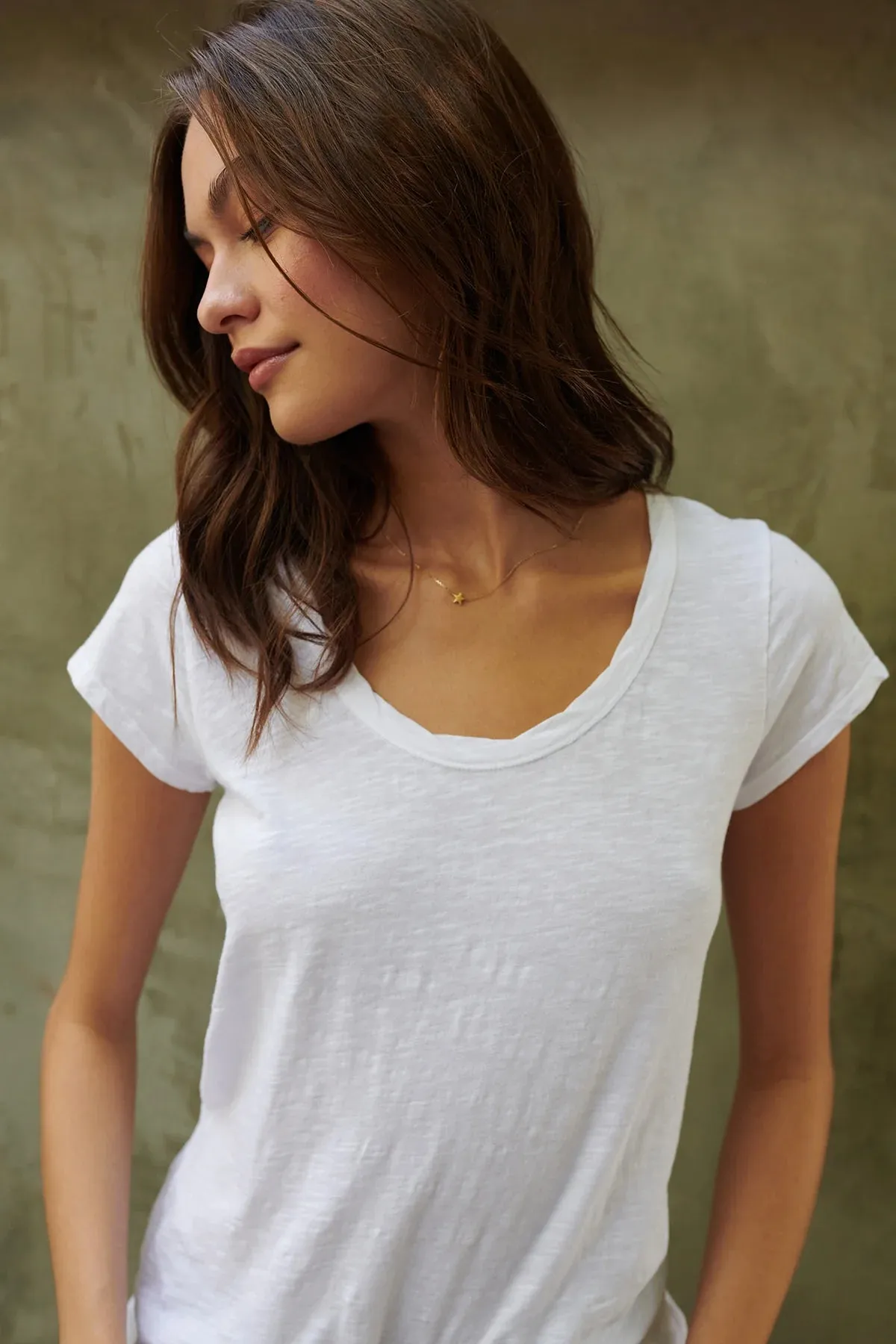 Kira Original Slub Scoop Tee