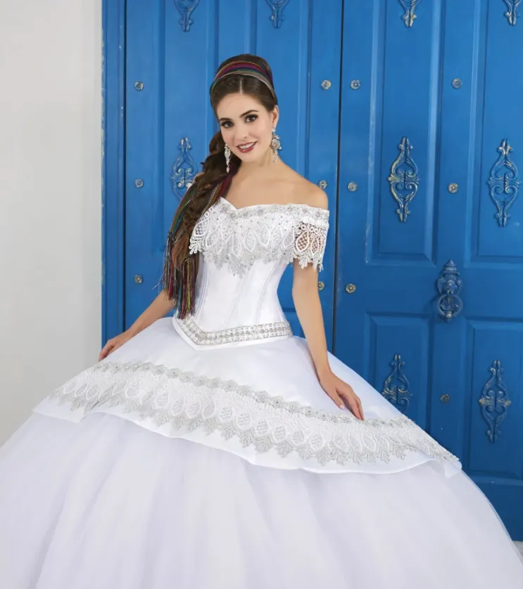 LA Glitter Quinceanera Dress 24046