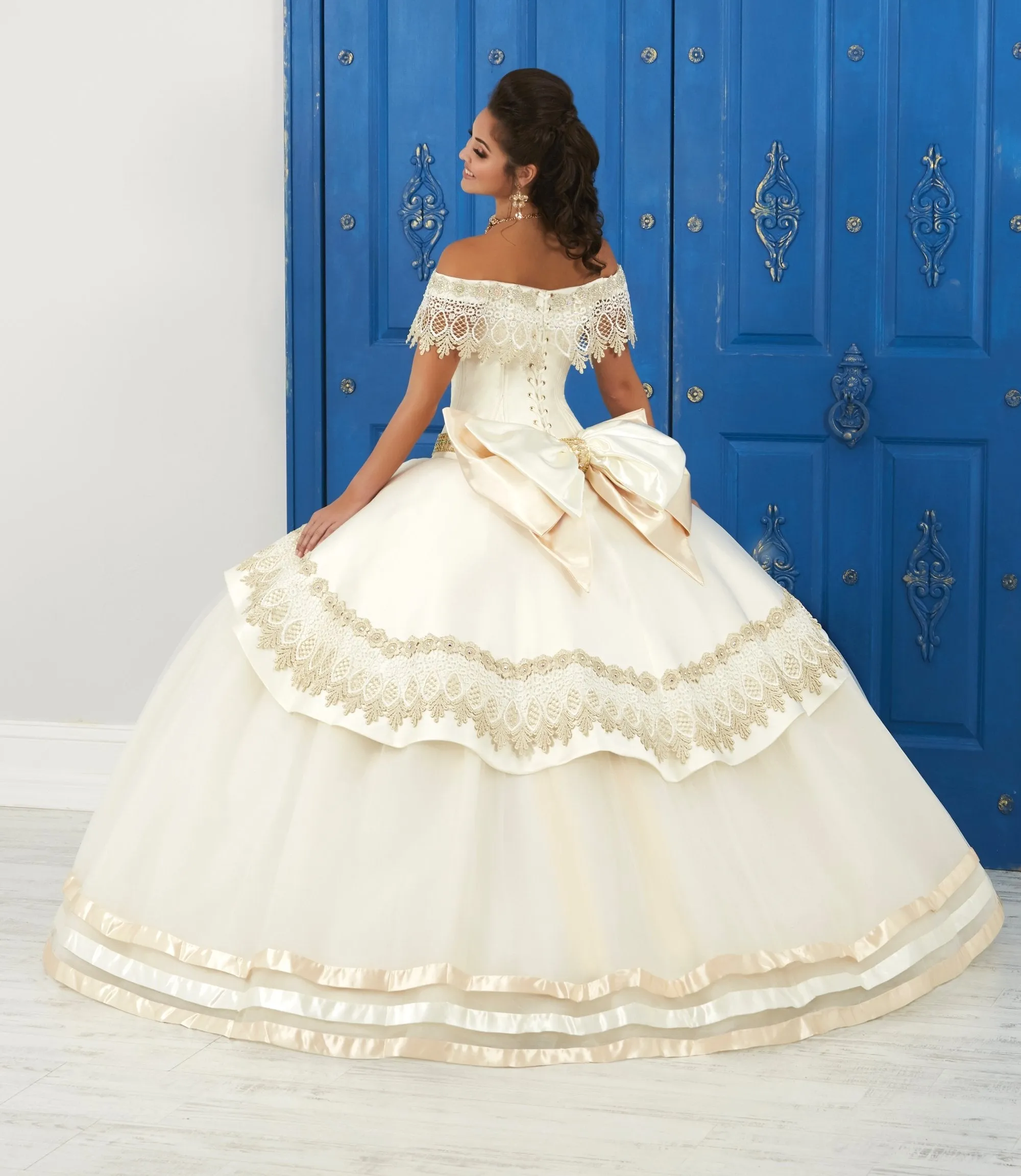 LA Glitter Quinceanera Dress 24046