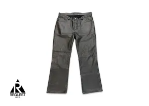Le Fleur Leather Pant "Black"