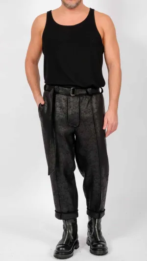 Leather Effect Trousers