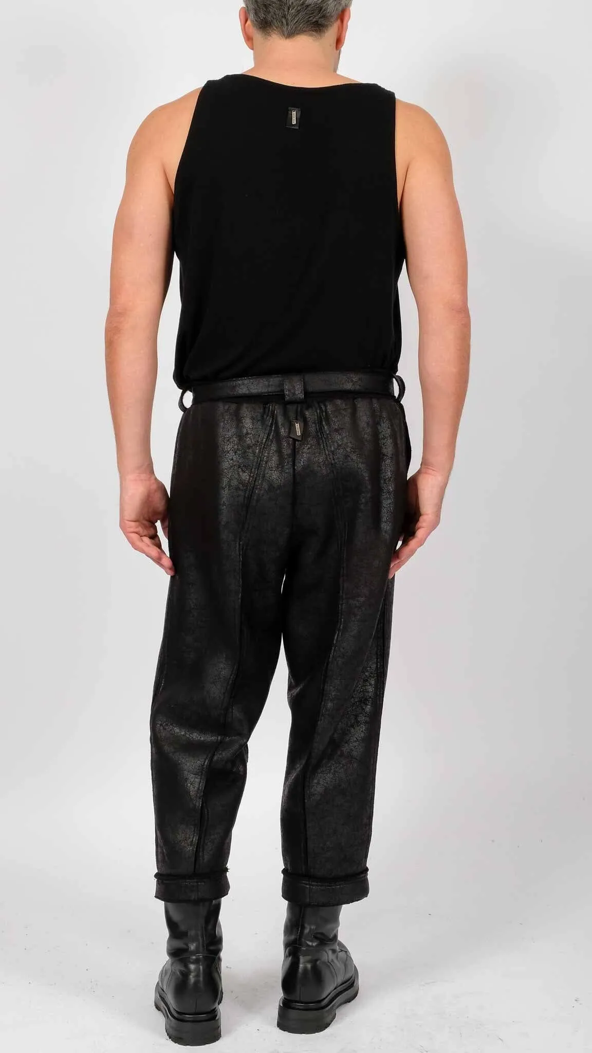 Leather Effect Trousers