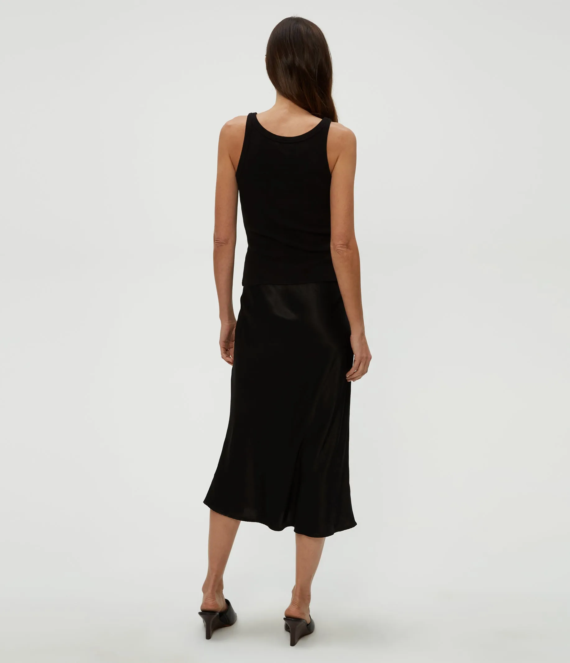 Leila Bias Midi Skirt