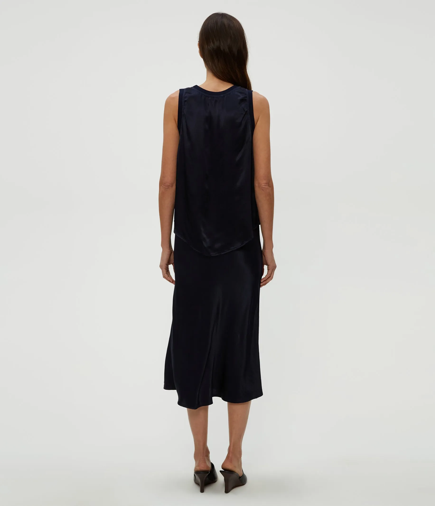 Leila Bias Midi Skirt