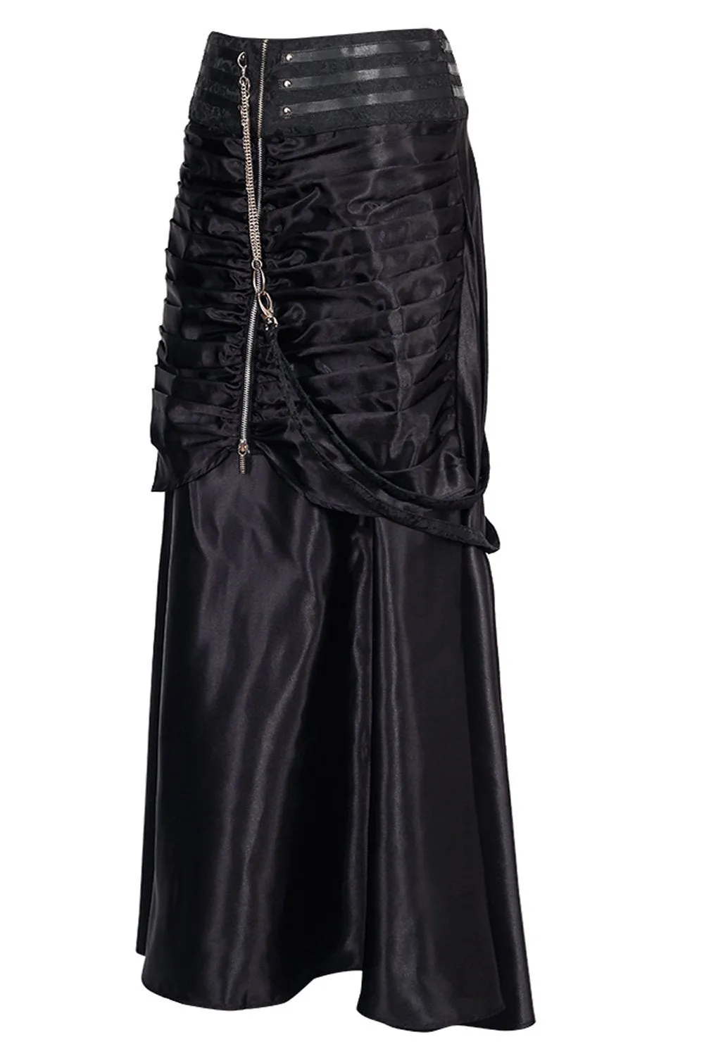 Lenard Custom Made Gothic Black Skirt