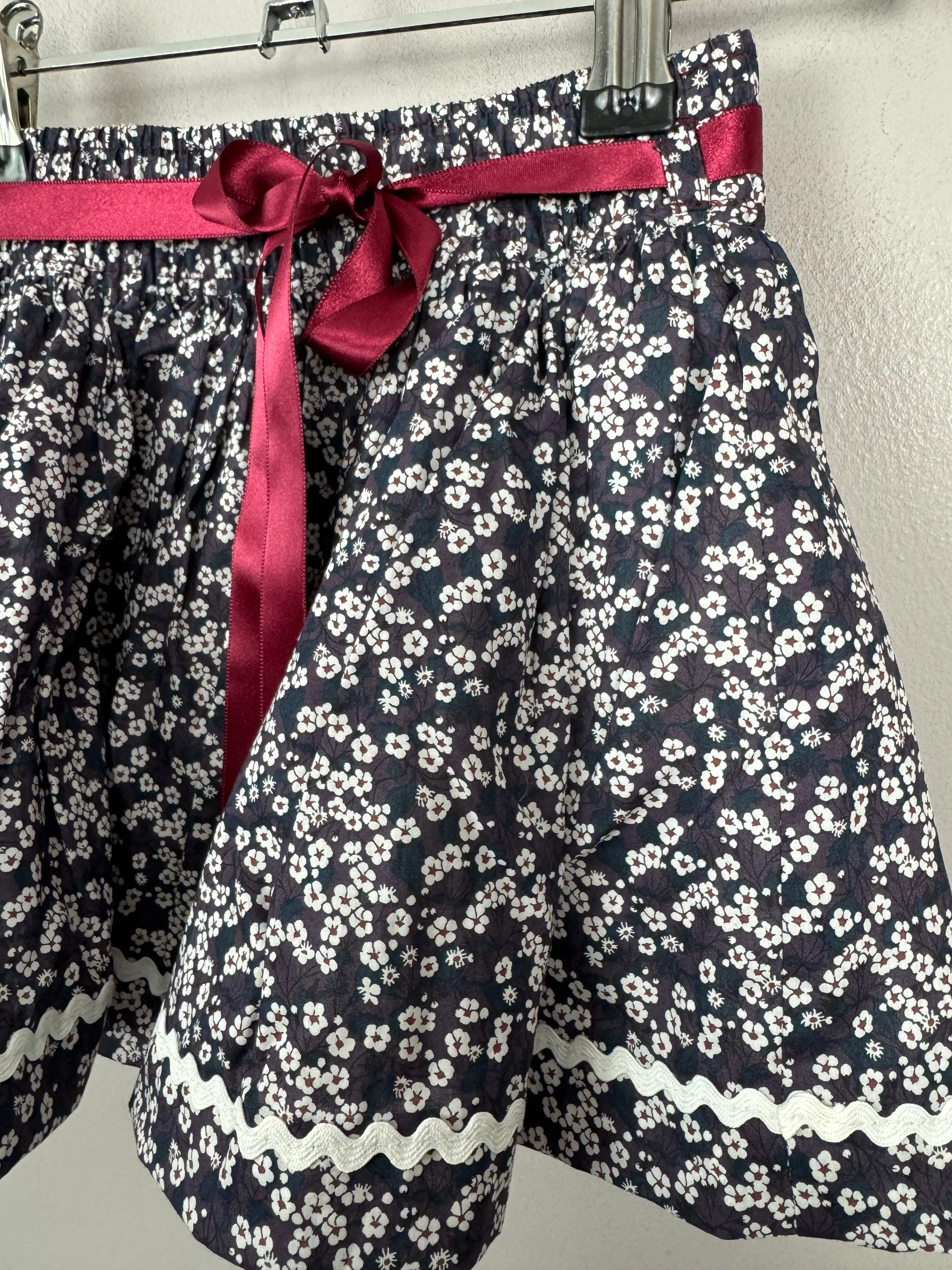 Lily Rose Liberty Grey Blossom Skirt 2-3y