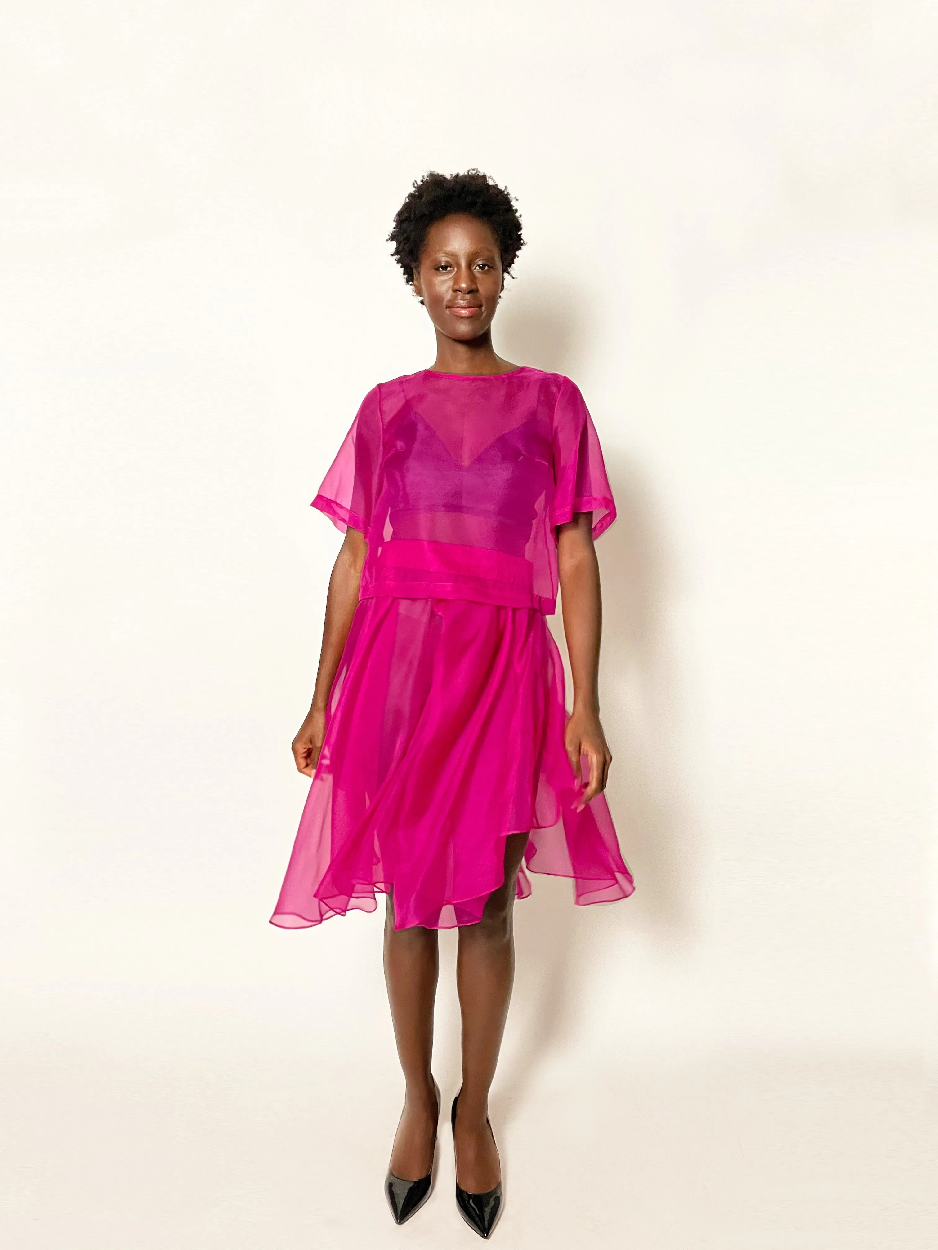 Lin Silk Organza Tee
