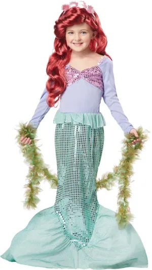 Little Mermaid Child Sm 6-8 Child Girls Costume