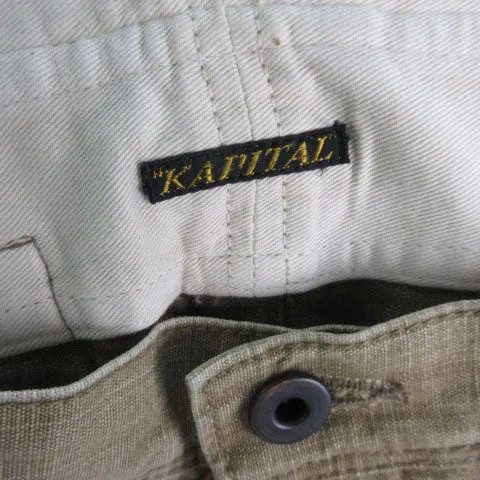 [M] Kapital Shorts Sarrouel Camera Pants Beige