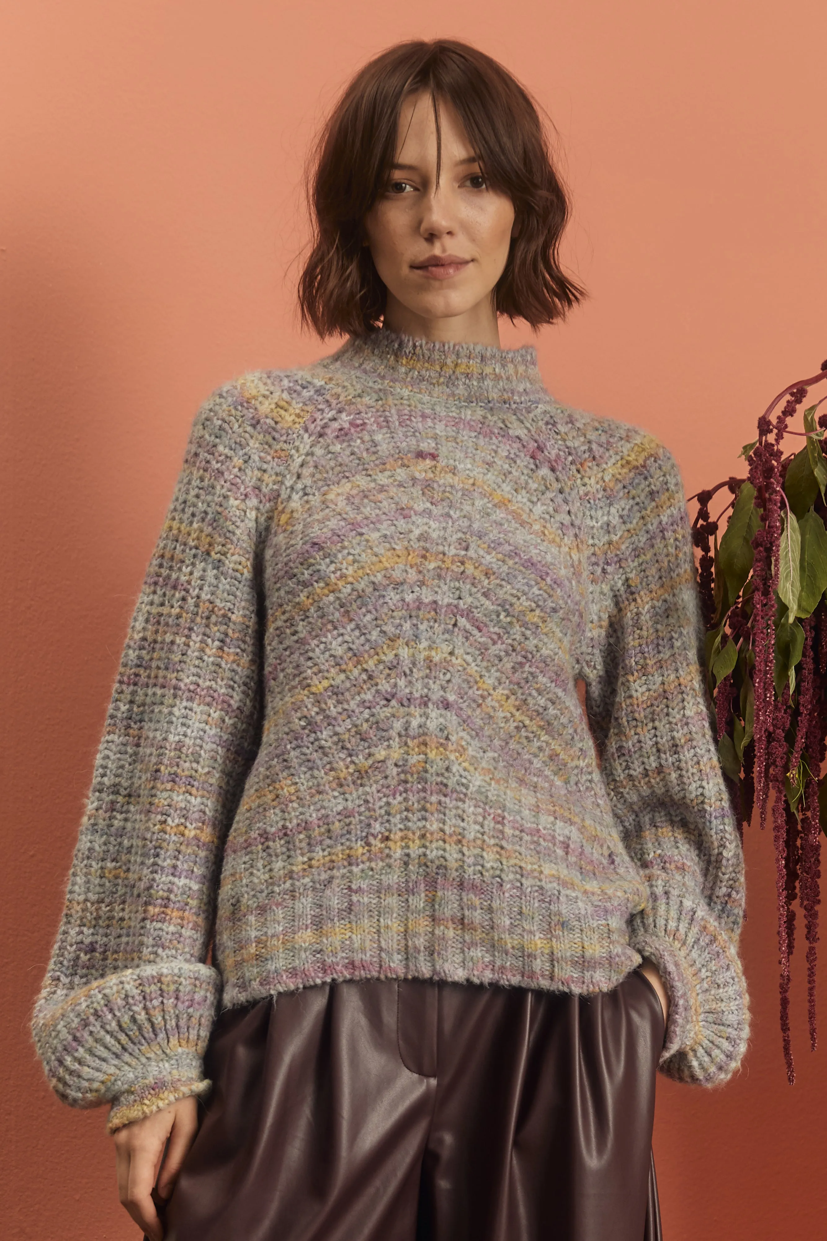 Maliya Sweater - Grey Multi
