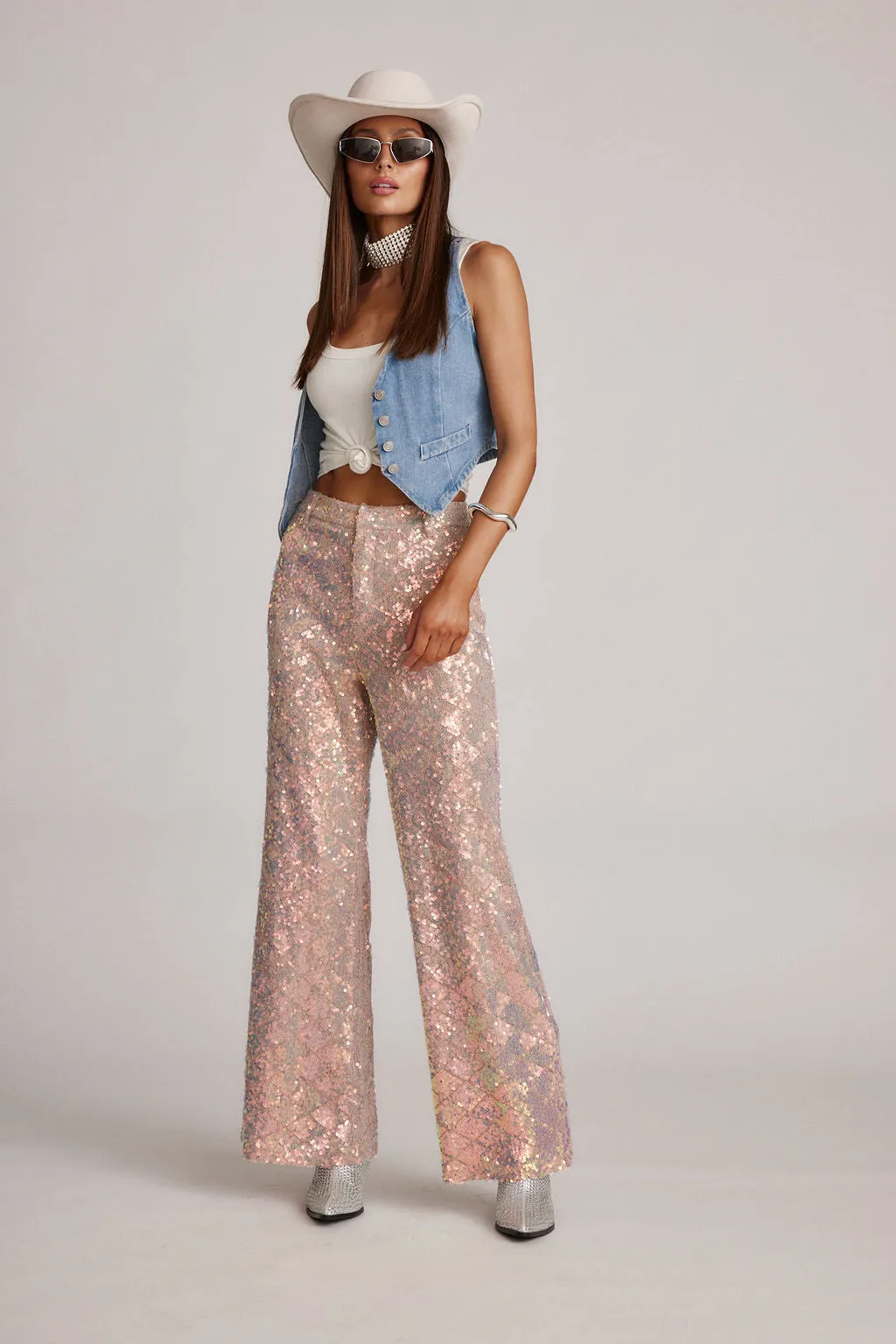 Marina Mermaid Sequin Trousers