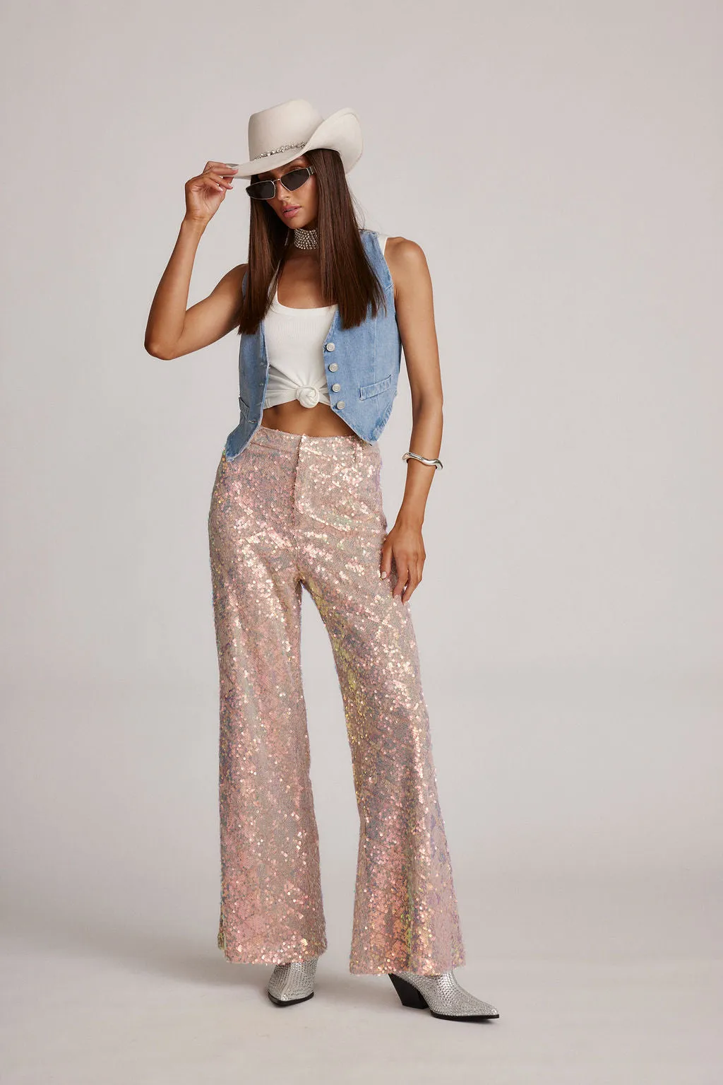 Marina Mermaid Sequin Trousers