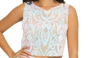 Marquise Crop Tank-Marquise Skirt ::RET
