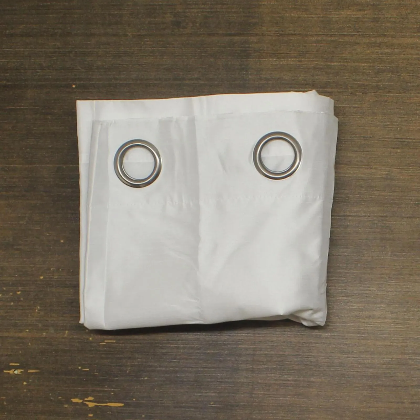 Max Blackout Mystique 100% Blackout Grommet Top Single Curtain Panel White 50x84