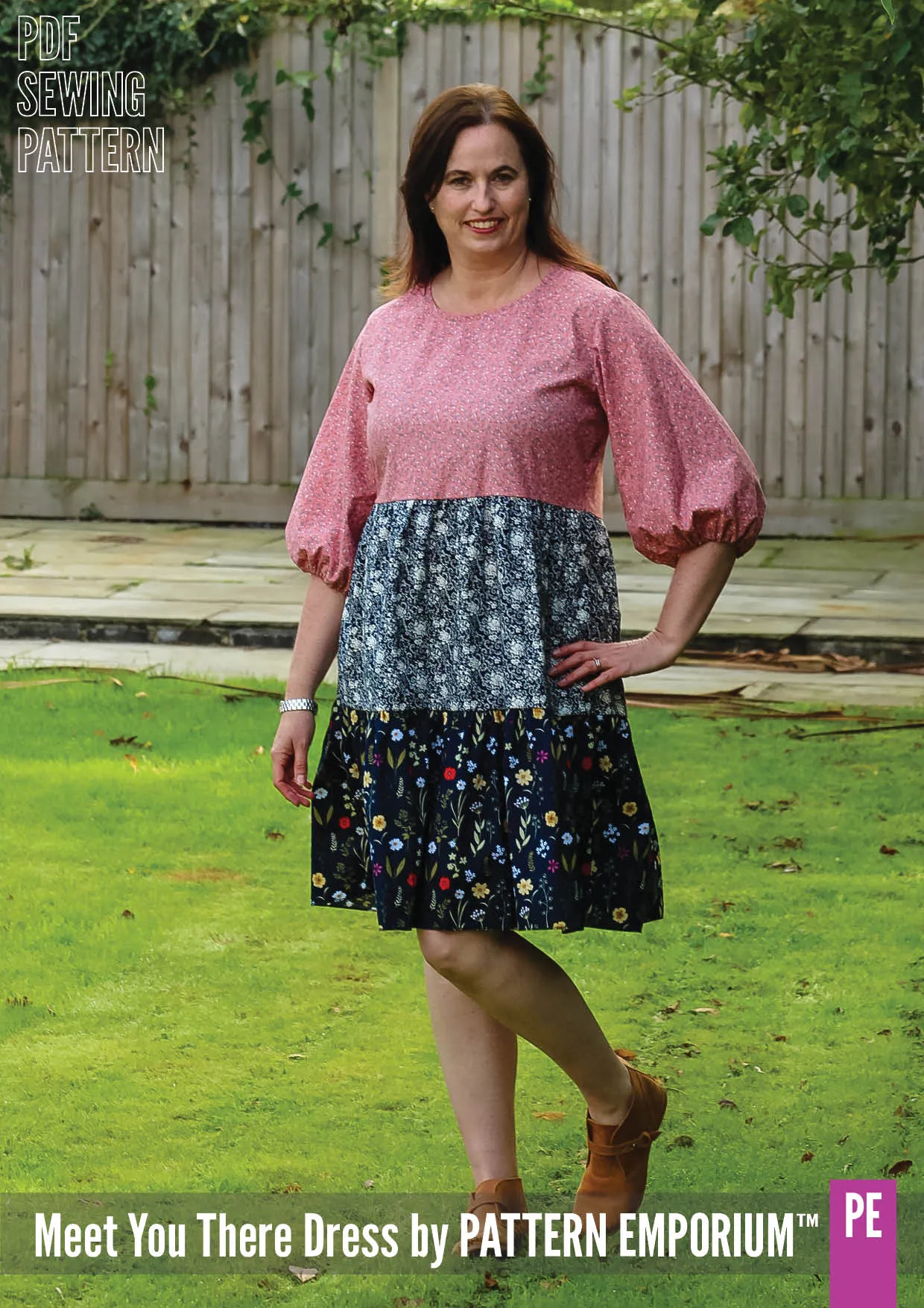 Meet You There | Tiered Dress & Top Sewing Pattern