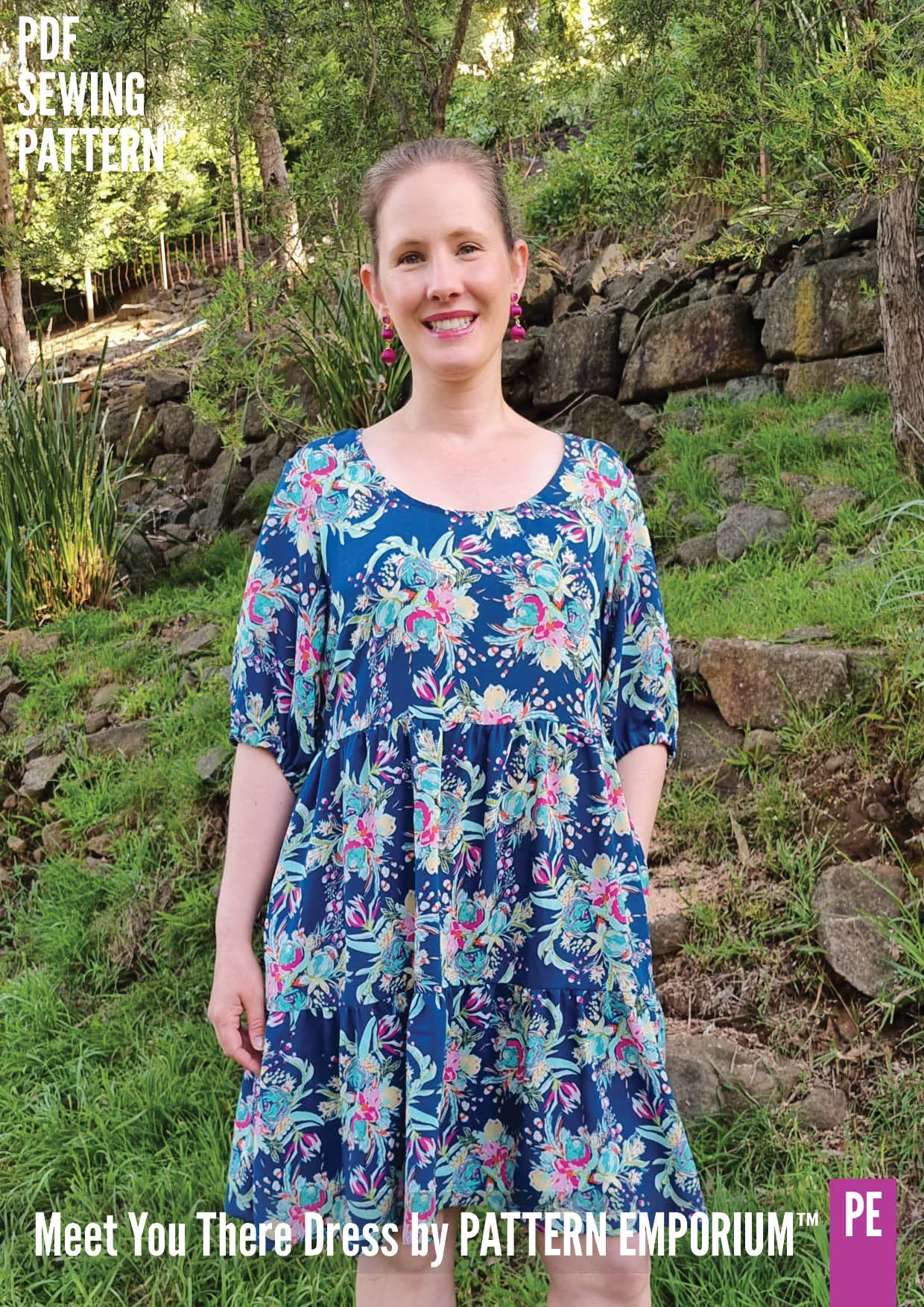 Meet You There | Tiered Dress & Top Sewing Pattern