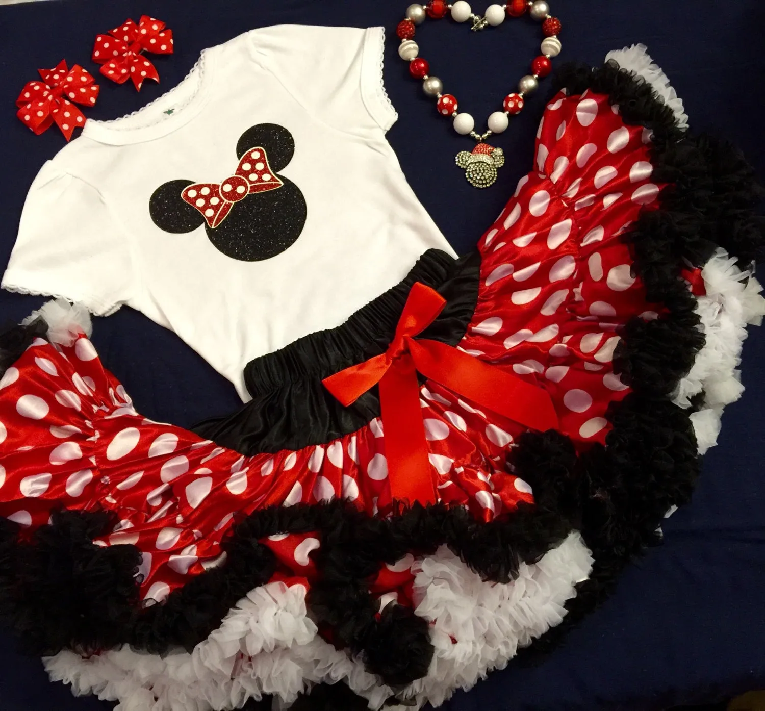 Minnie Mouse Pettiskirt Outfit