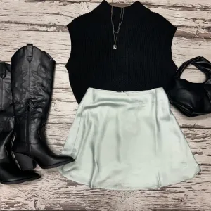 Mint Green Mini Skirt