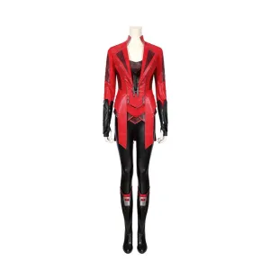 Movie Captain America Civil War Wanda Maximoff Cosplay Costume
