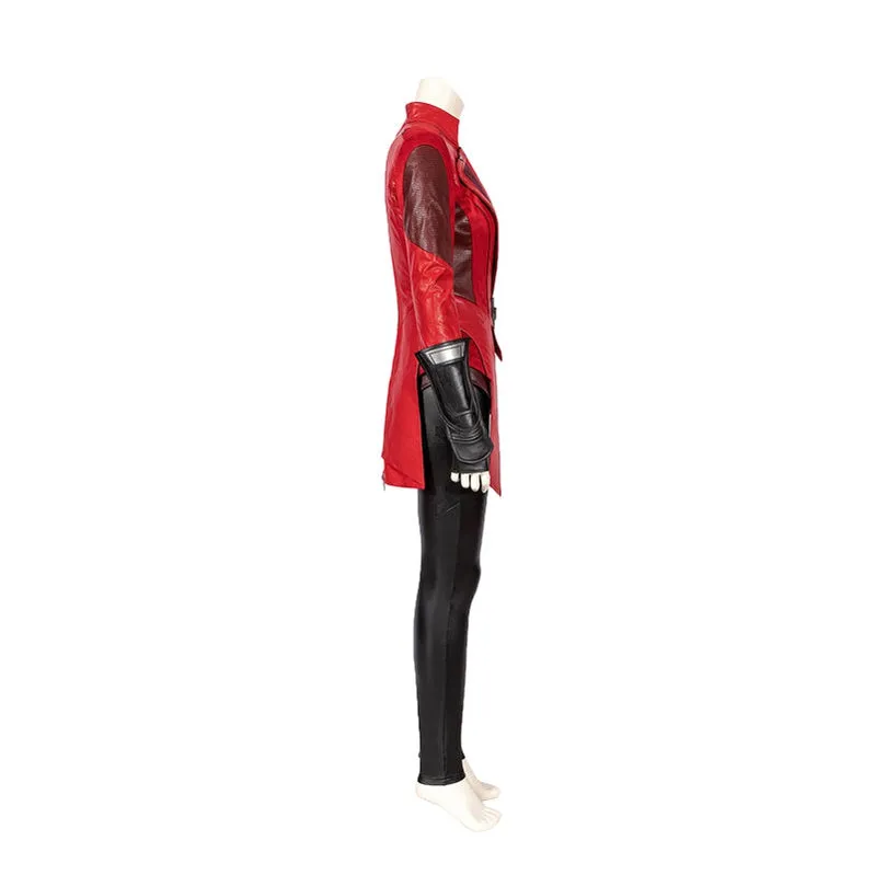Movie Captain America Civil War Wanda Maximoff Cosplay Costume