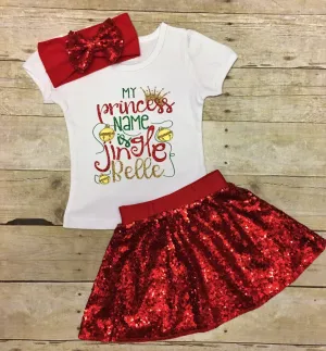 My princess name is Jingle Belle Outfit