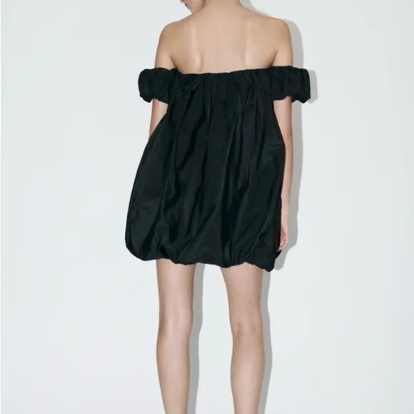 NEW!  ZARA VOLUMINOUS TAFFETA DRESS ZW COLLECTION - S