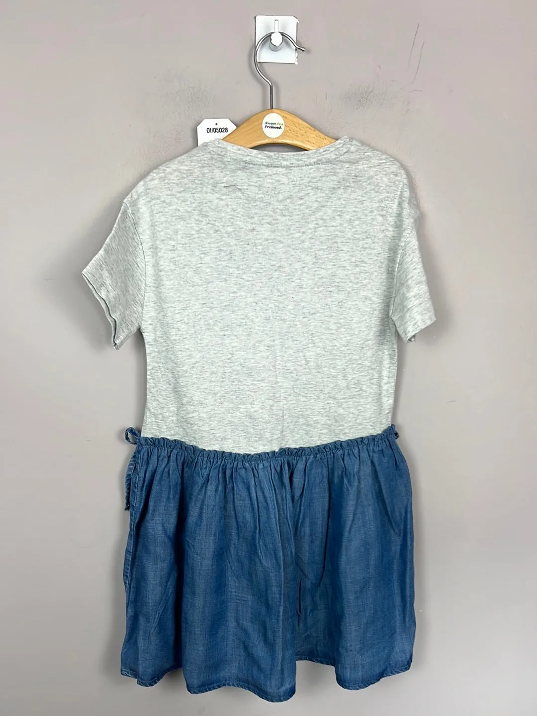 Next split sequin stripe dress 6y BNWT