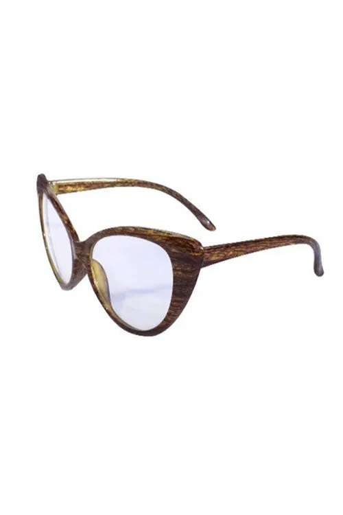 Nice Kitty Clear Lense Clear Sunglasses