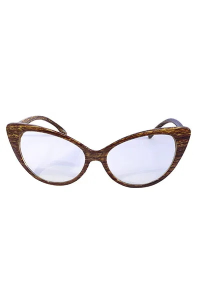 Nice Kitty Clear Lense Clear Sunglasses
