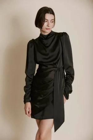Nightfall Satin Dress