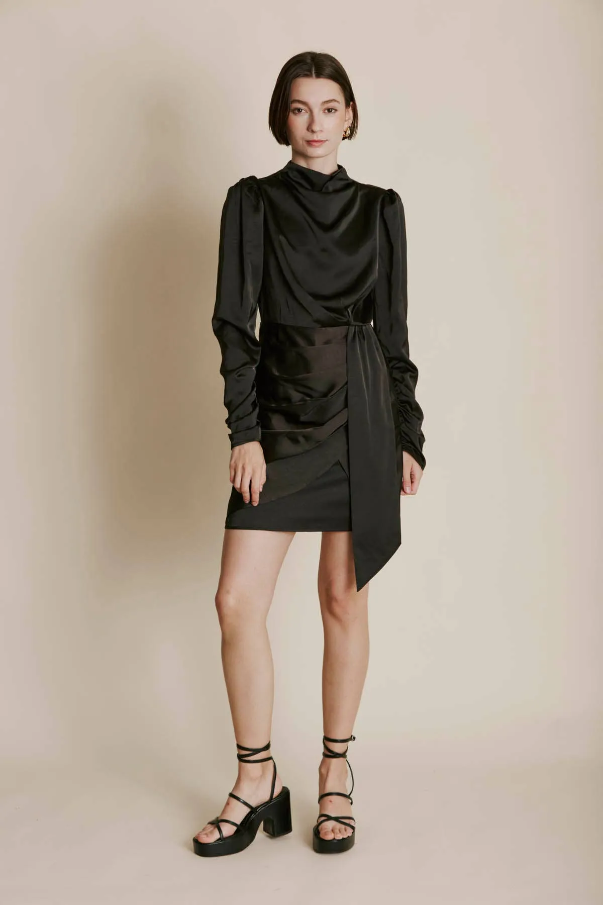 Nightfall Satin Dress