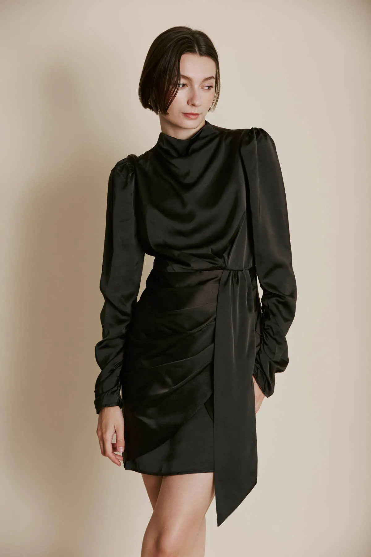 Nightfall Satin Dress