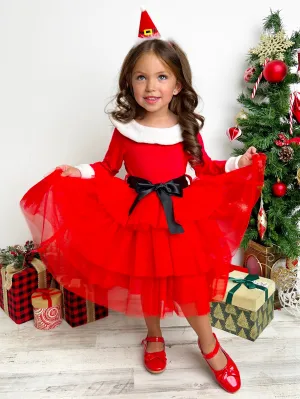 North Pole Princess Tiered Tulle Dress