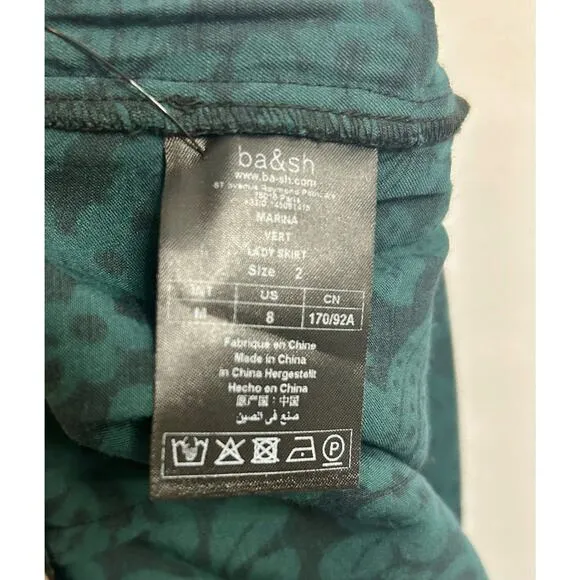 NWT  BA&amp;SH JUPE Marina Wrap Around Skirt. US Size 8.