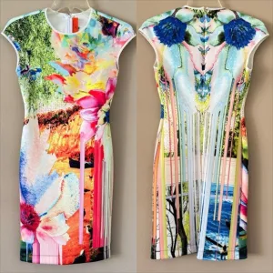 NWT Clover Canyon Griffith Park Floral Print Dress Size XS Retail $298