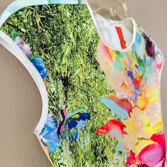 NWT Clover Canyon Griffith Park Floral Print Dress Size XS Retail $298