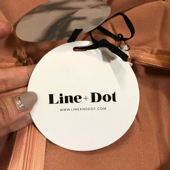 NWT Line &amp; Dot Lopez Off Shoulder Mini Dress