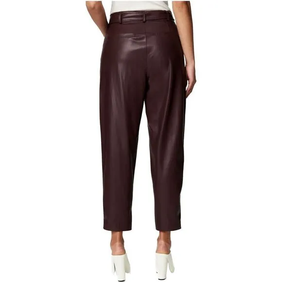 NWT Size 25 Women’s Faux Leather Pants (BLANKNYC) Grape Shake