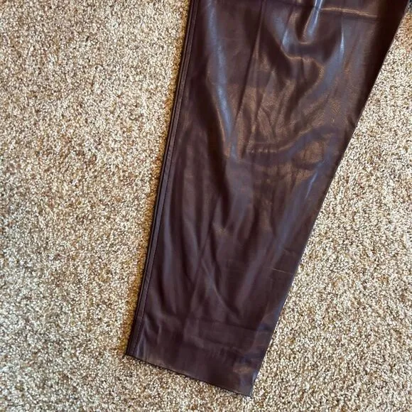 NWT Size 25 Women’s Faux Leather Pants (BLANKNYC) Grape Shake
