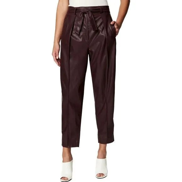 NWT Size 25 Women’s Faux Leather Pants (BLANKNYC) Grape Shake