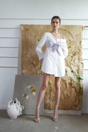 Off The Shoulder Shirt Dress