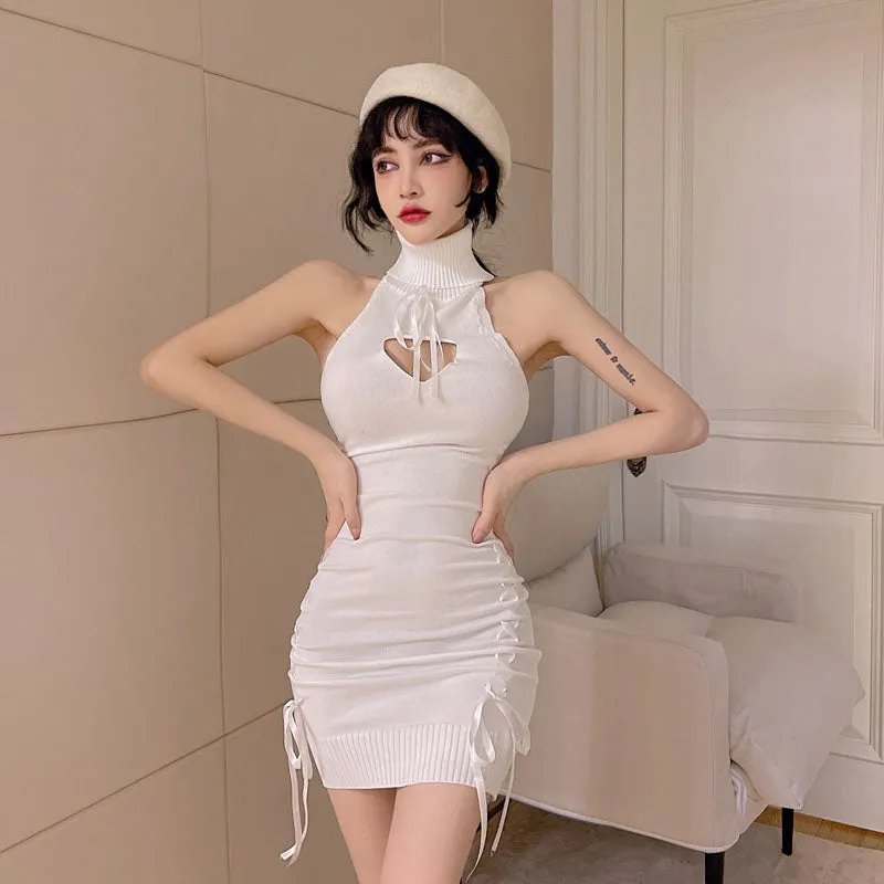 Off-the-shoulder strappy dress  AN0095