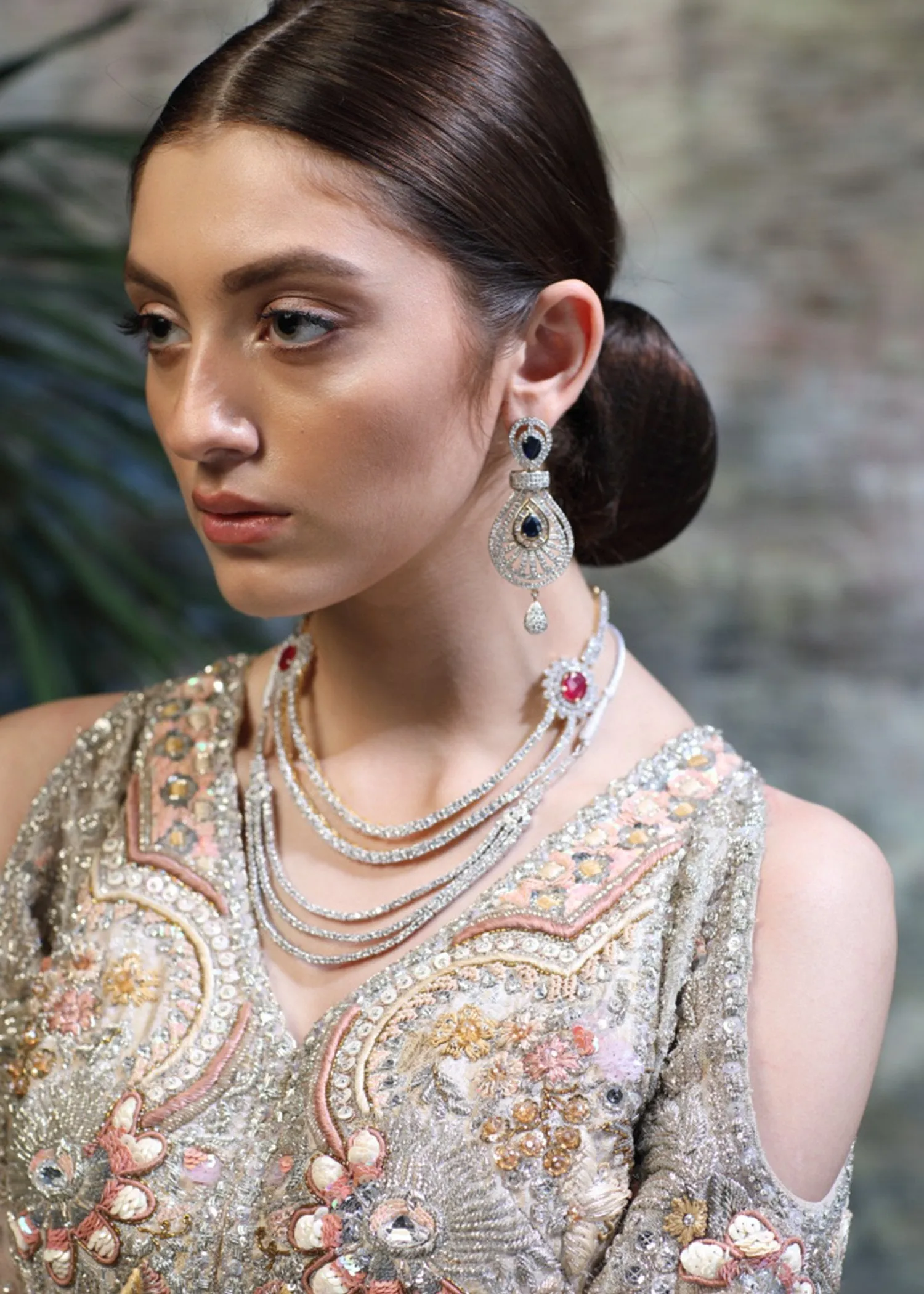 Pakistani Bridal Heavy Peplum Lehnga for Wedding #J5130
