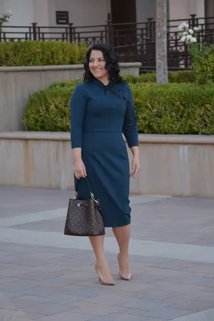 Pamplona Turquoise Knot Dress