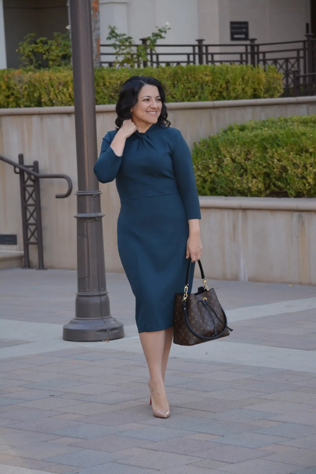 Pamplona Turquoise Knot Dress