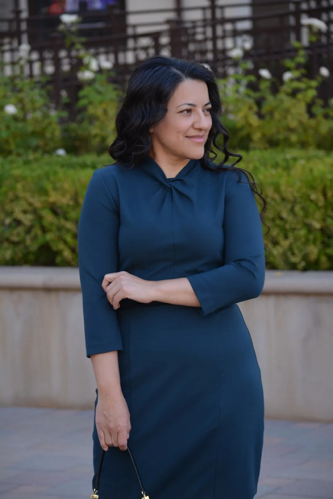 Pamplona Turquoise Knot Dress