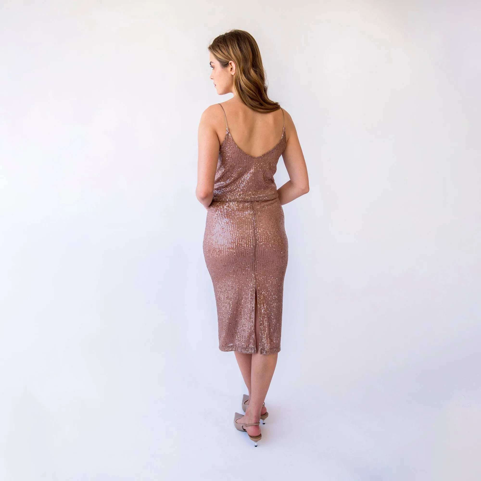 Pencil Sequins Skirt #3045