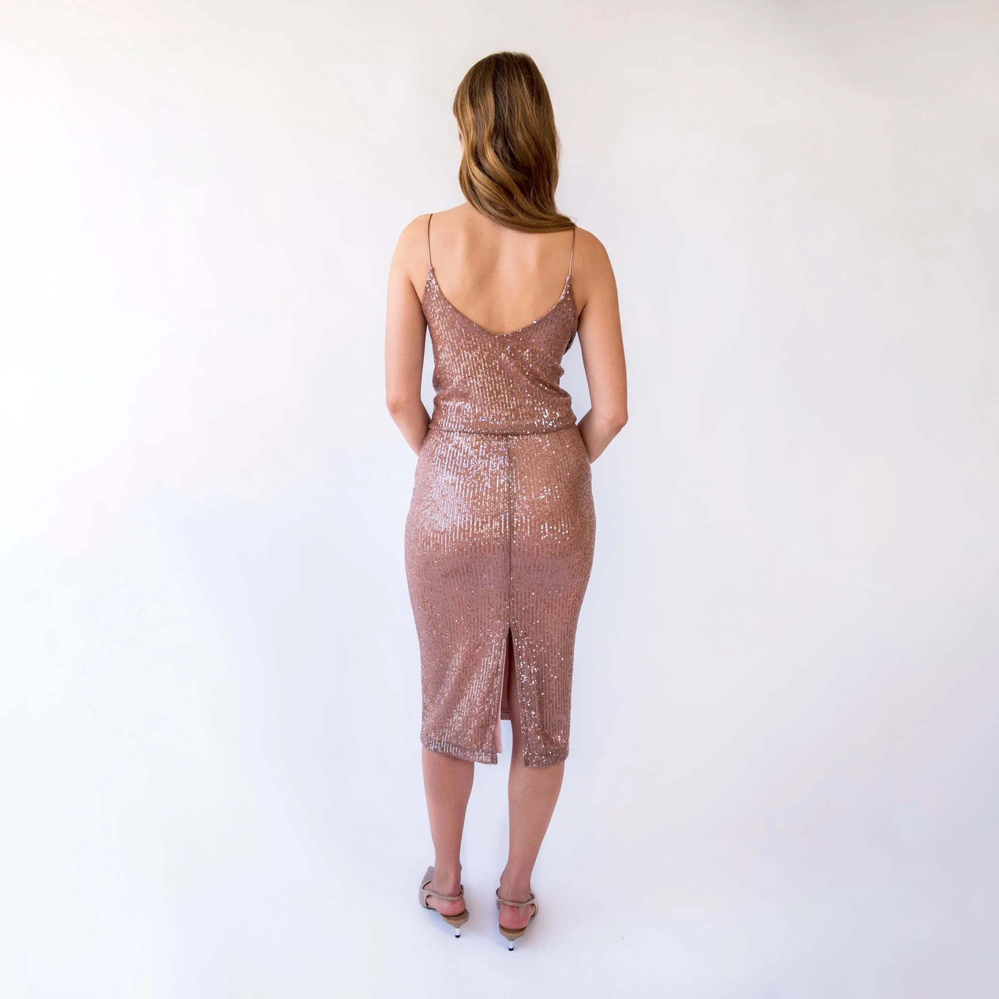 Pencil Sequins Skirt #3045