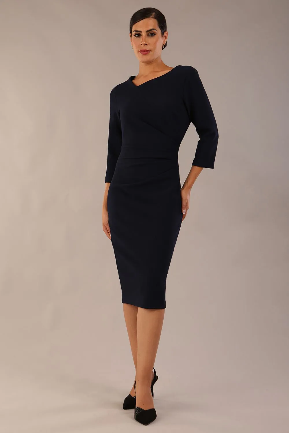 Peppard 3/4 Sleeve Pencil Dress